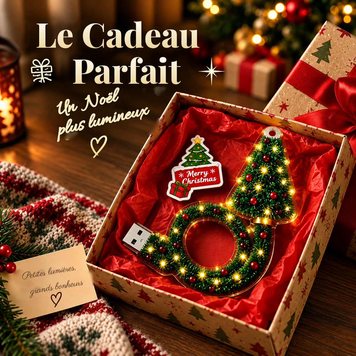 Projecteur de Noël – Décoration Lumineuse Magique