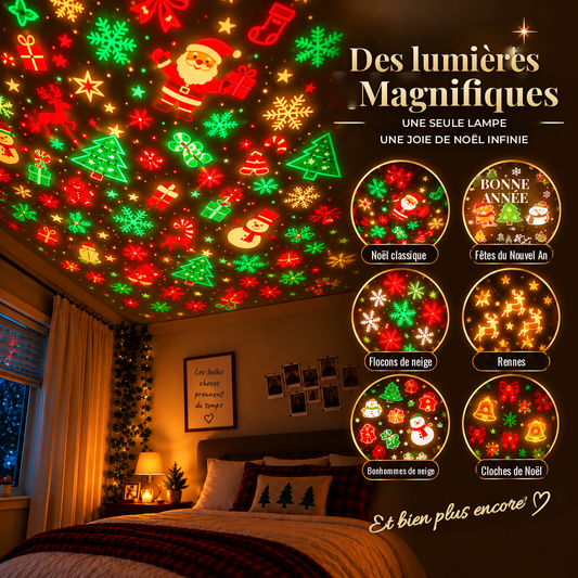 Projecteur de Noël – Décoration Lumineuse Magique